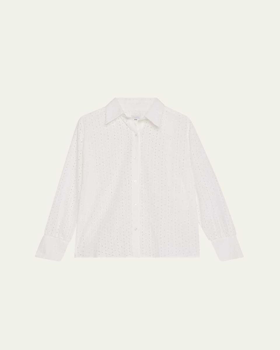 Essen Eyelet-Embroidered Cotton Blous